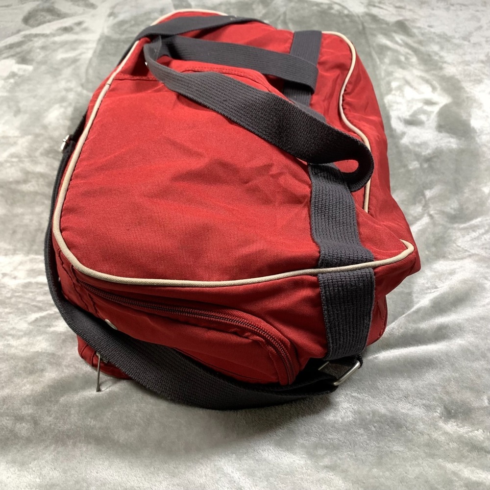 Vintage Nike Duffle Bag Adjustable Strap Gym Swoosh Embroidered 90s Travel Y2K - Picture 4 of 14